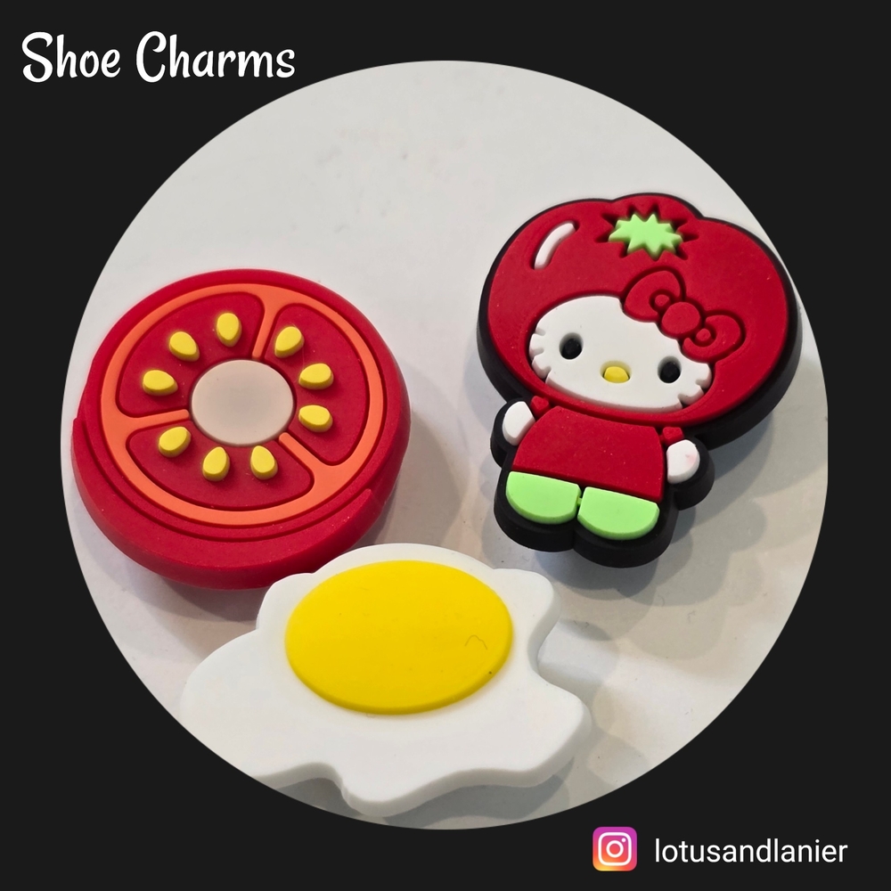 Hello Kitty Red Shoe Charms